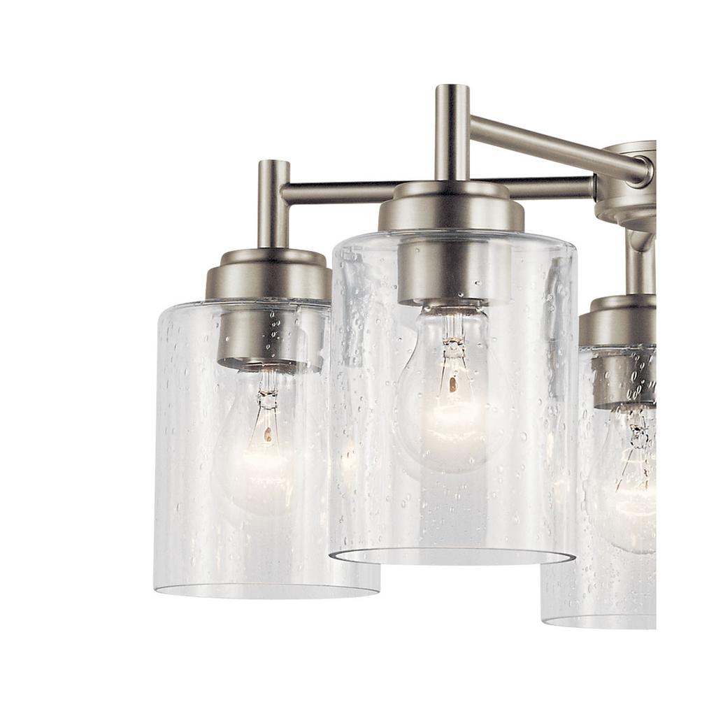 Winslow 19.75" 5 Light Chandelier Nickel