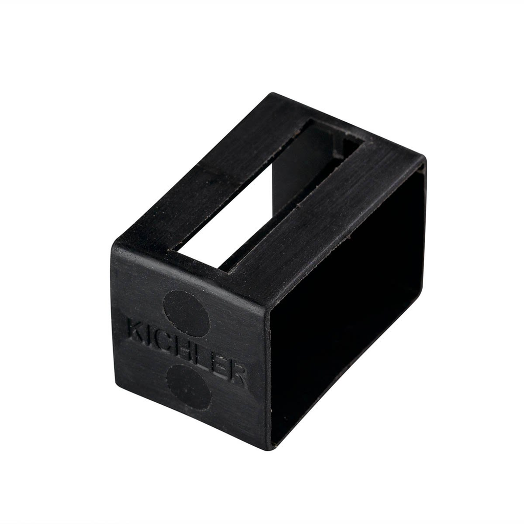Product image for Kichler 10176BK Tape Light U Track Endcap Black