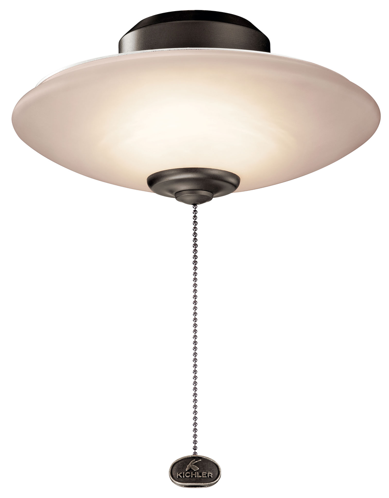 Product image for Kichler 380032MUL Low Profile Bowl Light Kit LED 10" Umber Etched Multiple Finishes