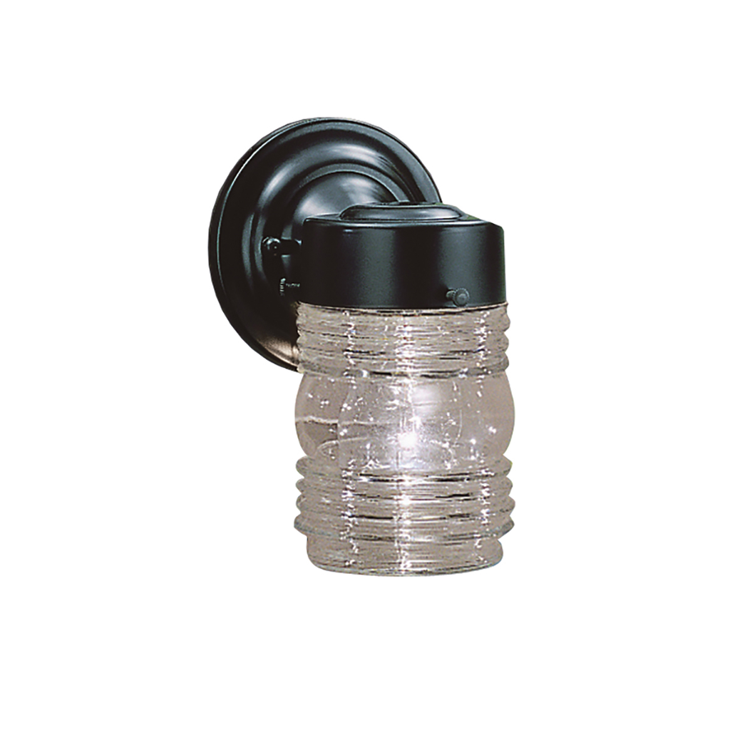 Product image for Kichler 1148BK 7.75" 1 Light Wall Light in Black