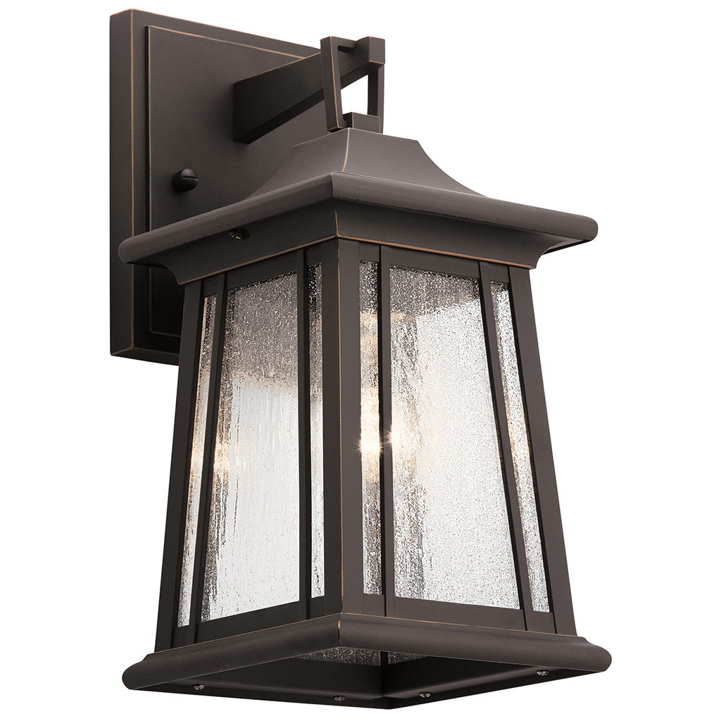 Product image for Kichler 49908RZ Taden™ 12.5" 1 Light Wall Light Rubbed Bronze™