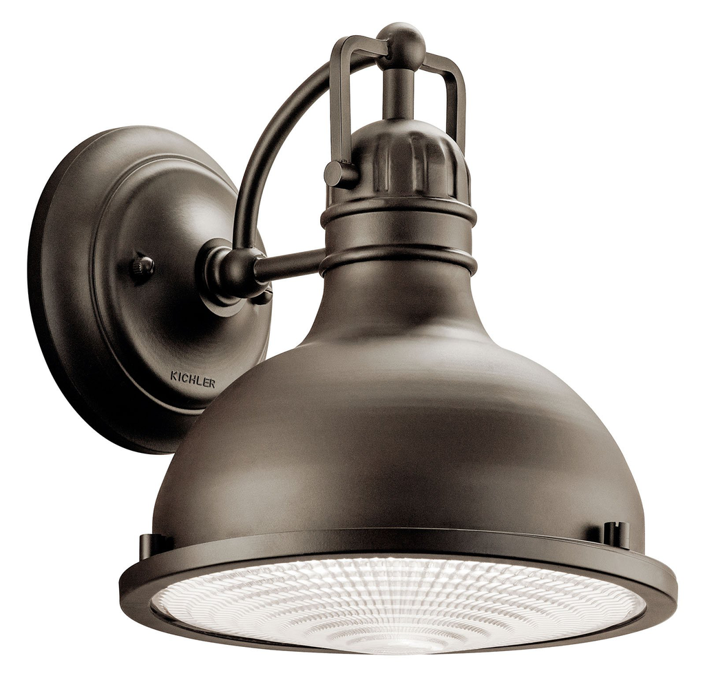 Product image for Kichler 49065OZ Hatteras Bay™ 9.5" 1 Light Wall Light Olde Bronze®