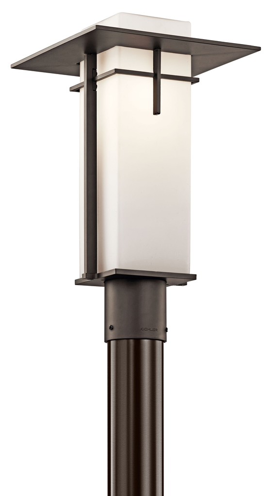Product image for Kichler 49646OZ Caterham 1 Light Post Light Olde Bronze®
