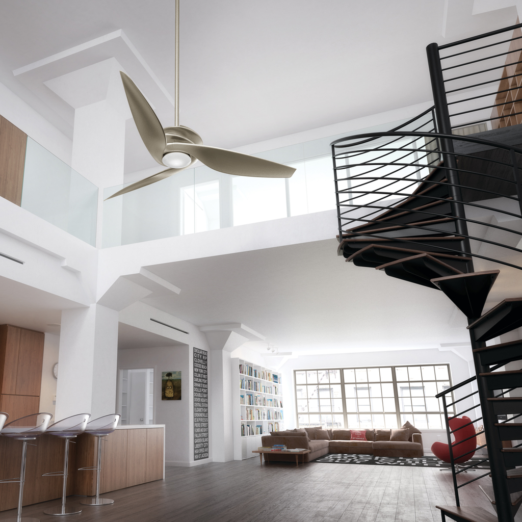 Product image for Kichler 300700NI7 62" Spyra Fan in Brushed Nickel