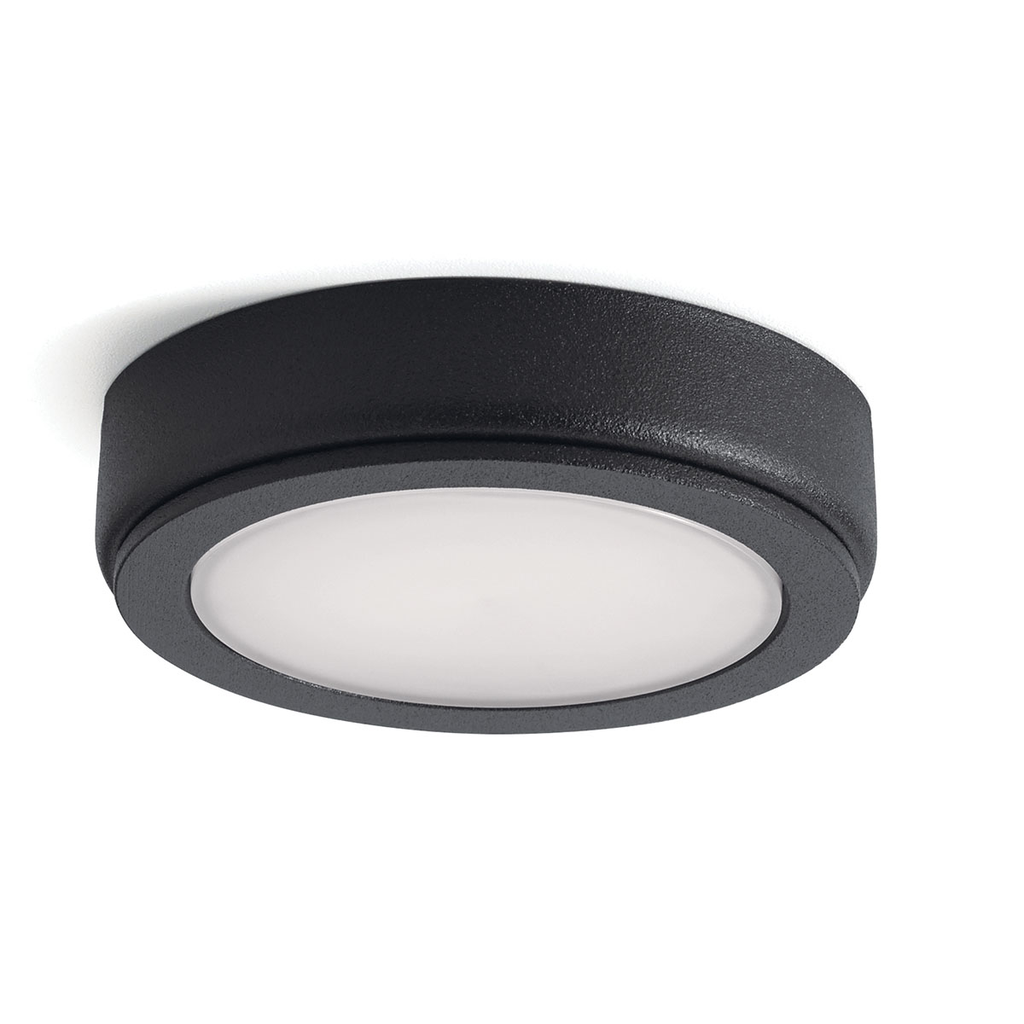 Product image for Kichler 6D24V30BKT 6D Series 24V 3000K LED Disc Textured Black