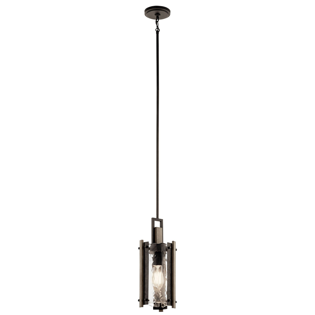 Product image for Kichler 43898OZ Aberdeen 1 Light Pendant Olde Bronze®