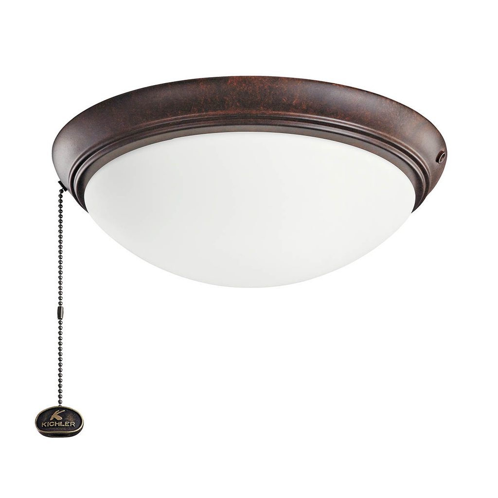 Product image for Kichler 338200TZ LED Low-Profile 11.5" Light Kit Tannery Bronze™