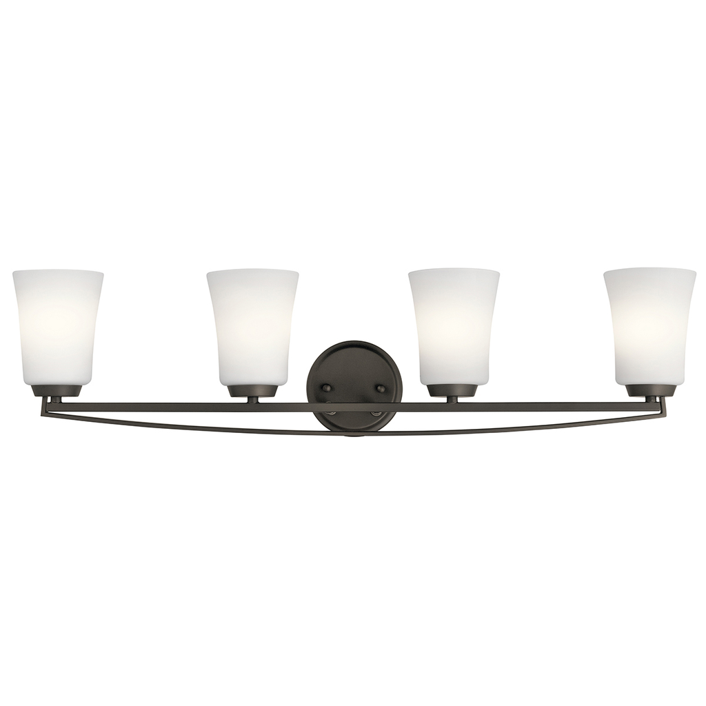 Product image for Kichler 45891OZ Tao 4 Light Vanity Light Olde Bronze®