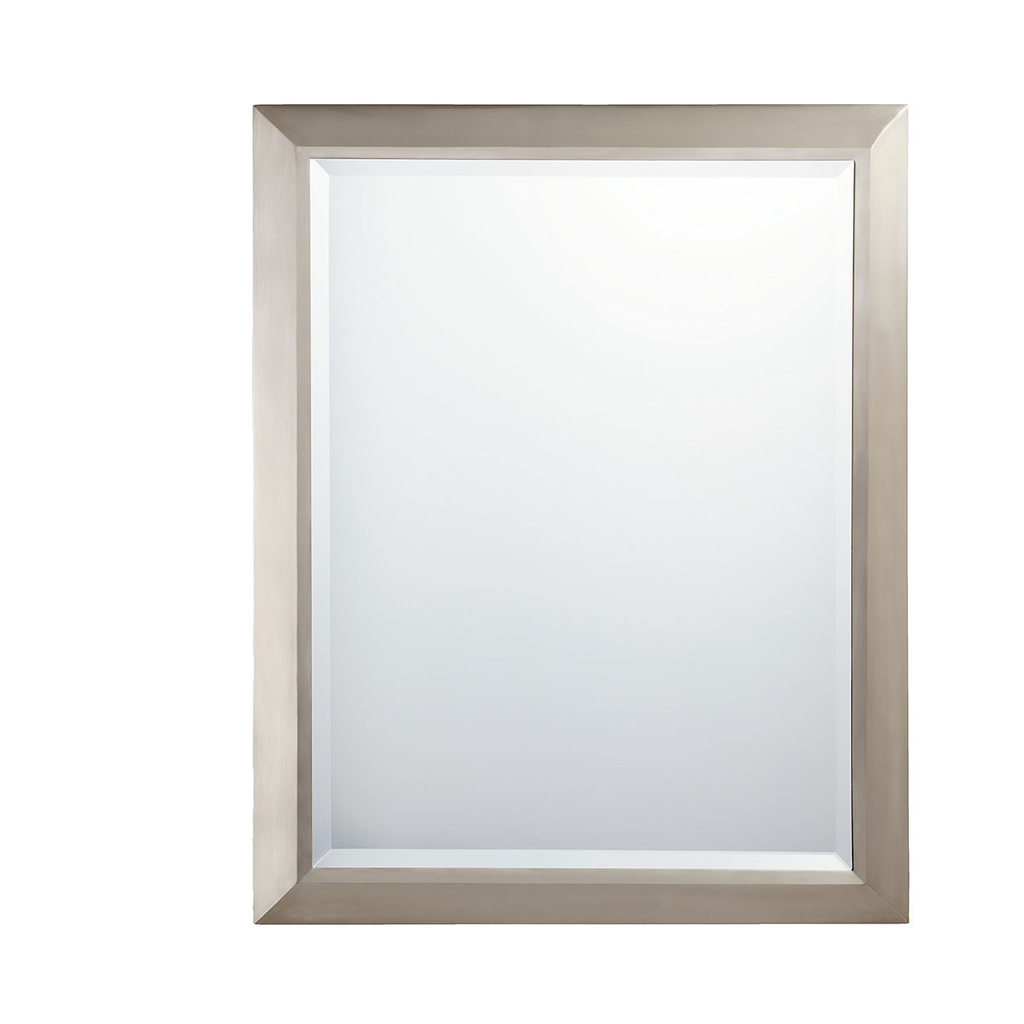 Classic Rectangular Mirror Brushed Nickel