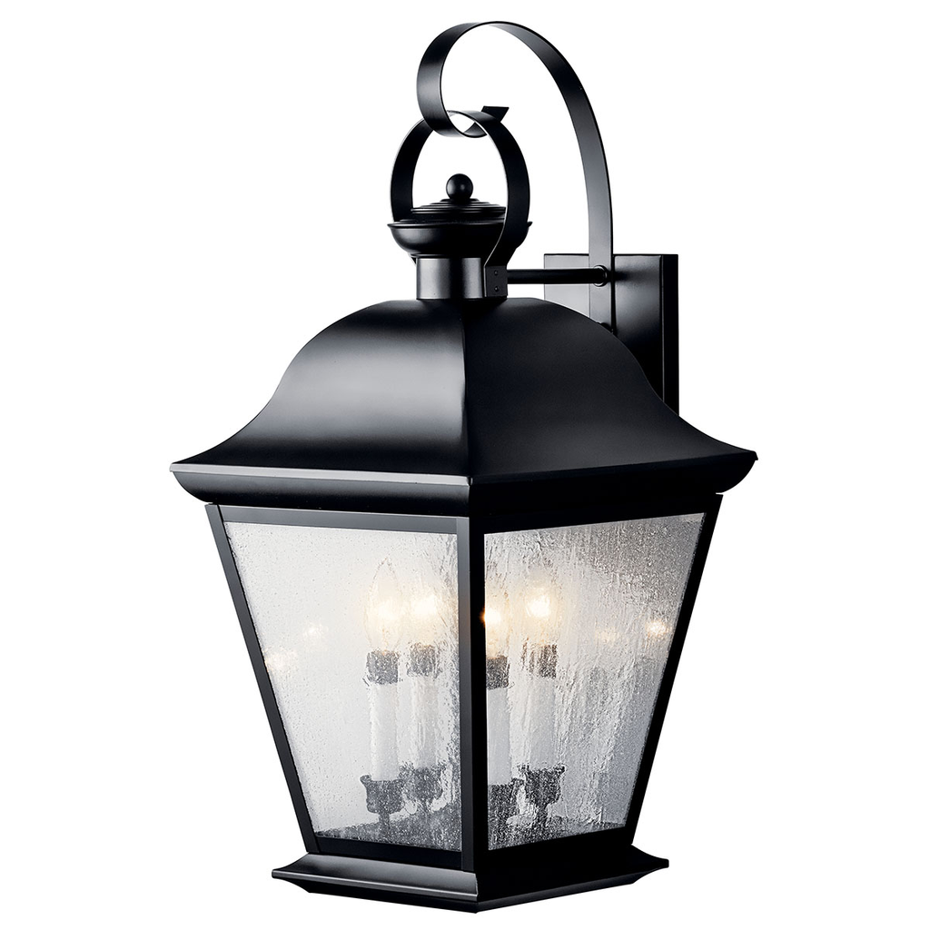 Product image for Kichler 9704BK Mount Vernon 4 Light Wall Light Black