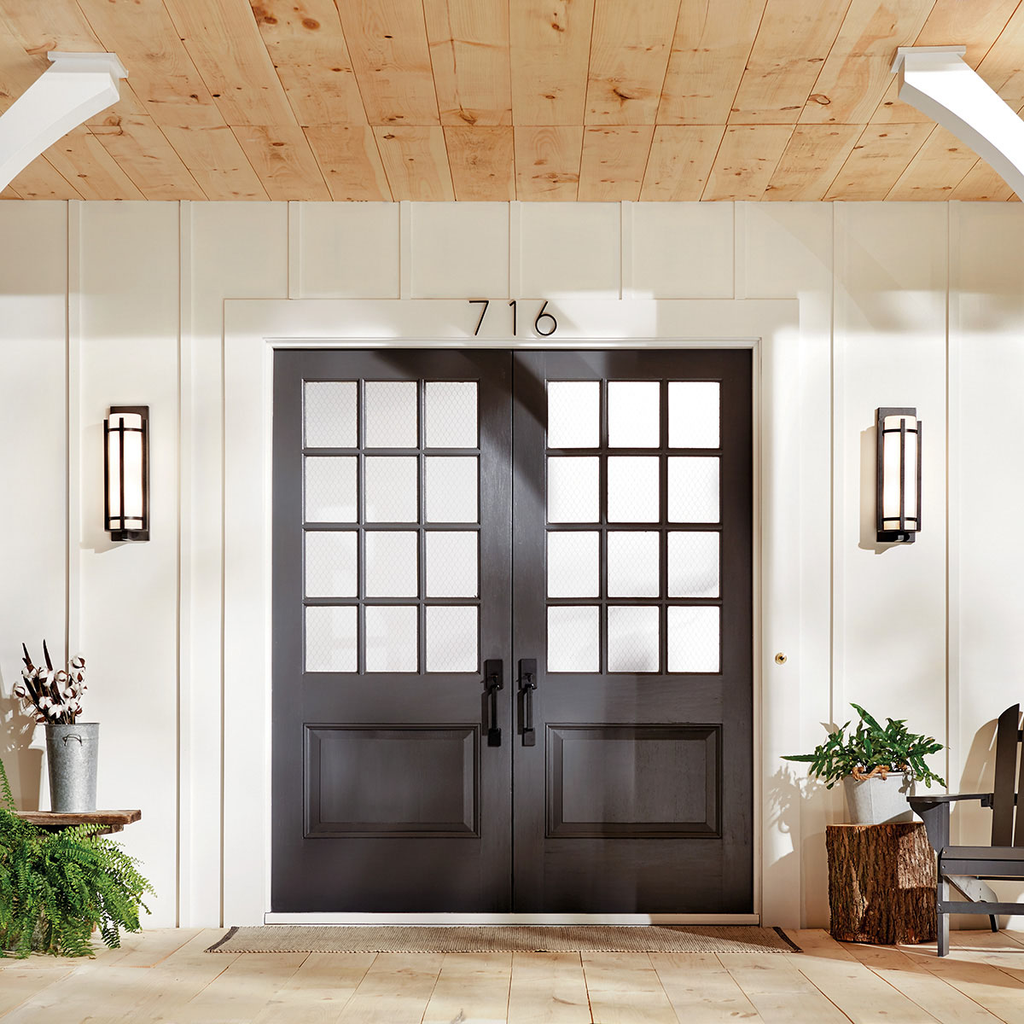 Product image for Kichler 49120AVI Camden™ 19.5" 2 Light Wall Light Anvil Iron