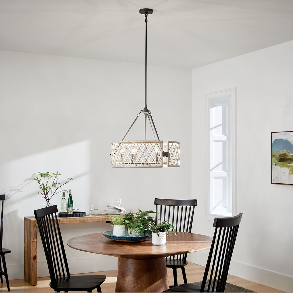 Product image for KICH 52077WWW Chandelier/Pendant 6L
