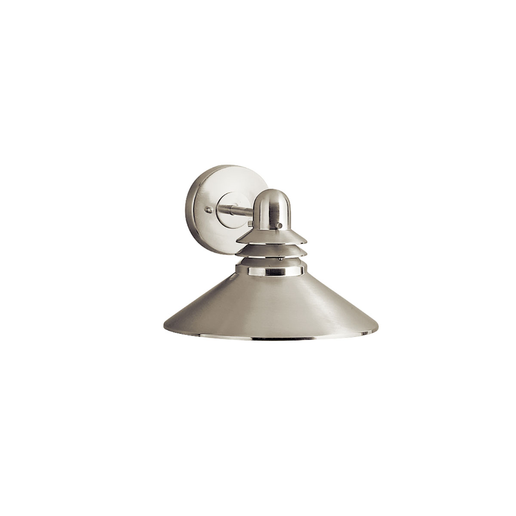 Product image for Kichler 9044NI Grenoble™ 1 Light Wall Light Brushed Nickel