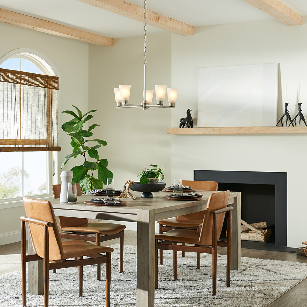 Product image for Kichler 52436NI Stamos 24" Chandelier Brushed Nickel