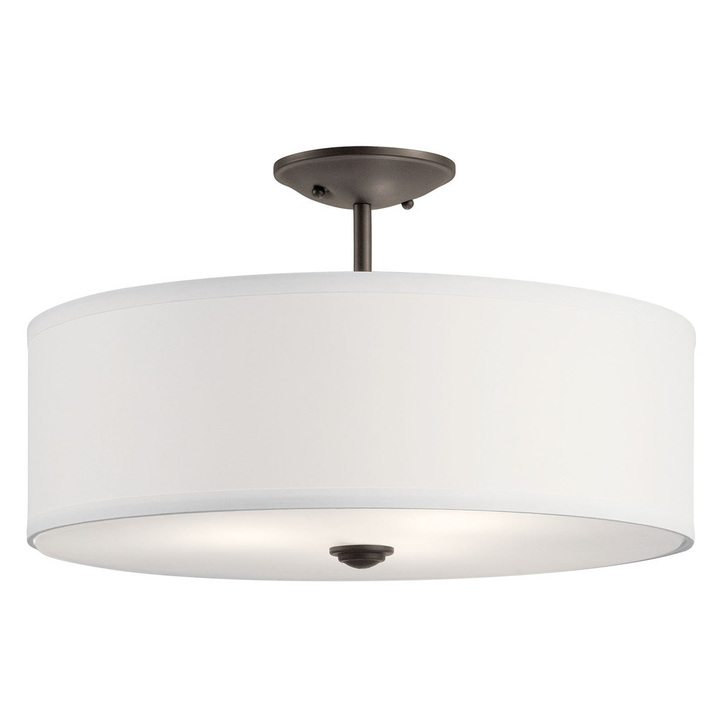 Shailene 18" Round Semi Flush Olde Bronze