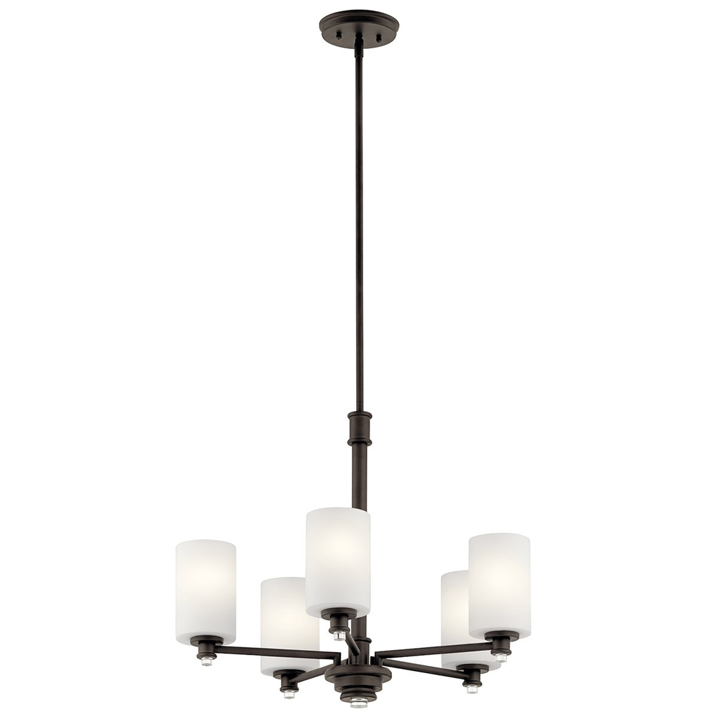 Joelson 19.75" Chandelier Olde Bronze