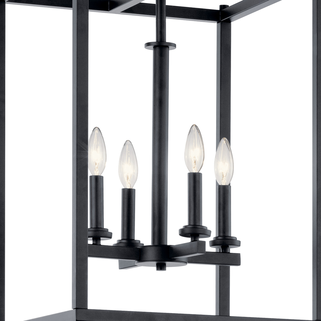 Crosby 4 Light Foyer Pendant Black