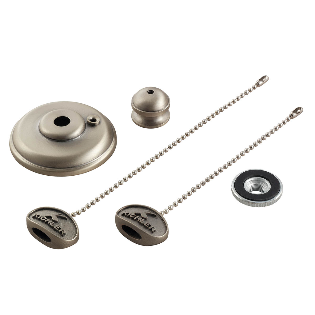 Product image for Kichler 337006NI Finial Kit Brushed Nickel