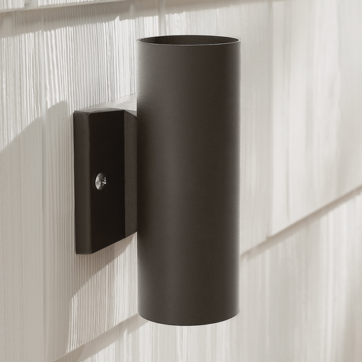 Product image for Kichler 15079AZT Up & Down Deck Light Textured Architectural Bronze