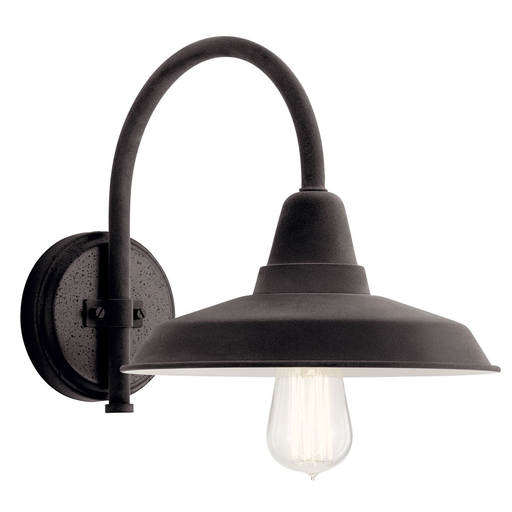 Product image for Kichler 52409WZC Marrus™ 1 Light Wall Sconce Weathered Zinc and Anvil Iron