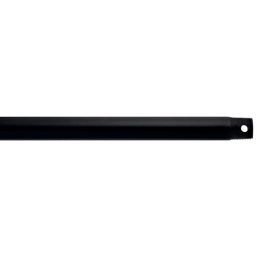 Product image for Kichler 360004SBK Dual Threaded 48" Downrod Satin Black