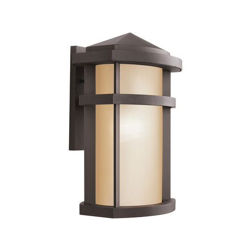 Product image for Kichler 9168AZ Lantana™ 15.25" 1 Light Wall Light Architectural Bronze