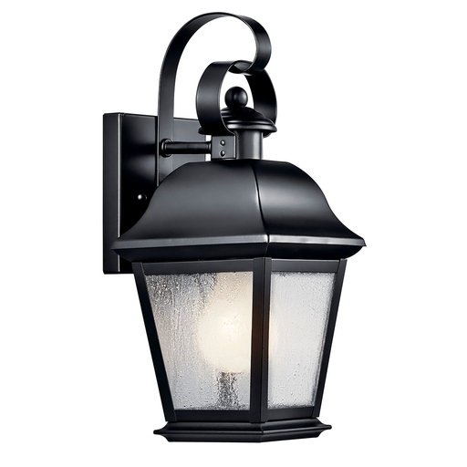 Product image for Kichler 9707BK Mount Vernon 12.5" 1 Light Wall Light Black