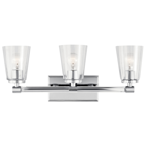 Product image for Kichler 45868CH Audrea™ 3 Light Vanity Light Chrome
