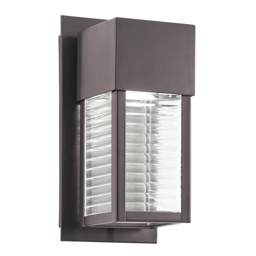 Product image for Kichler 49117AZLED Sorel™ 10.75" LED Wall Light Architectural Bronze