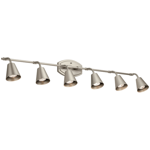 Product image for Kichler 52130SN Sylvia™ 6 Light Rail Light Satin Nickel