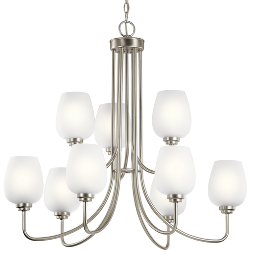 Product image for KICH 44378NI Chandelier 9Lt