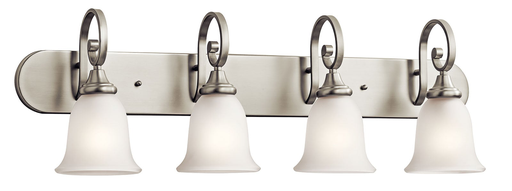 Product image for Kichler 45056NI Monroe™ 4 Light Vanity Light Brushed Nickel