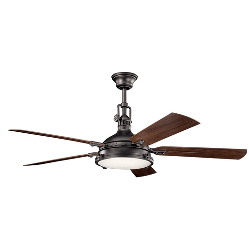 Product image for Kichler 310017AVI Hatteras Bay™ LED 3000K 60" Fan Anvil Iron