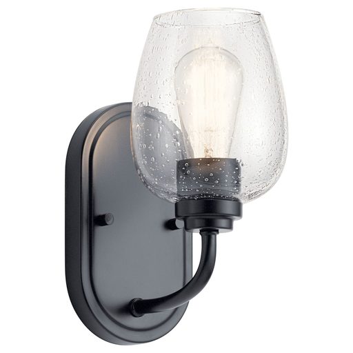 Product image for KICH 44381BKCS Wall Sconce 1Lt Blac