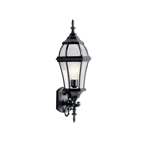 Product image for Kichler 9791BK Townhouse™ 26.75" 1 Light Wall Light Black