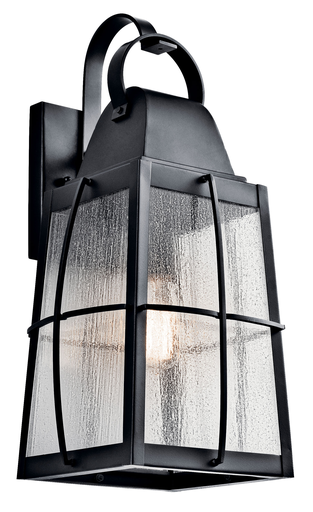 Product image for Kichler 49554BKT Tolerand™ 20" 1 Light Wall Light Textured Black