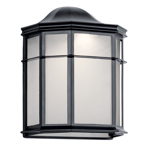 Product image for Kichler 49898BKLED Kent 10" LED Wall Light Black