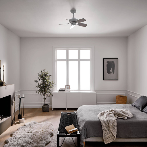 Product image for Kichler 300103WH Canfield 30" Ceiling Fan in White