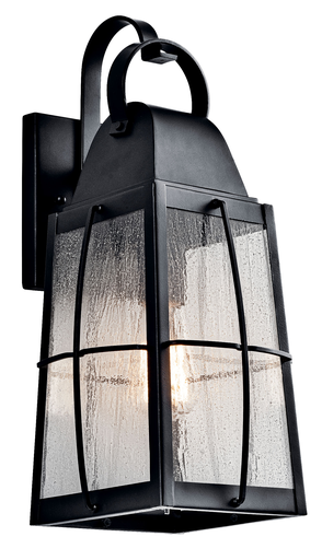 Product image for Kichler 49553BKT Tolerand™ 17.75" 1 Light Wall Light Textured Black