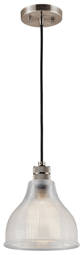 Product image for Kichler 43551CLP Devin 8" 1 Light Mini Pendant Classic Pewter