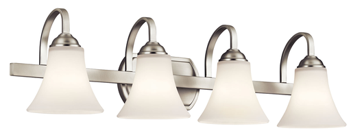 Product image for Kichler 45514NI Keiran™ 4 Light Vanity Light Brushed Nickel