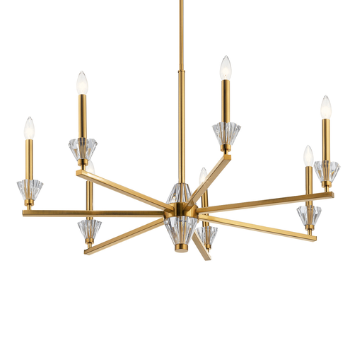 Product image for Kichler 52002FXG Calyssa™ 7 Light Chandelier Fox Gold