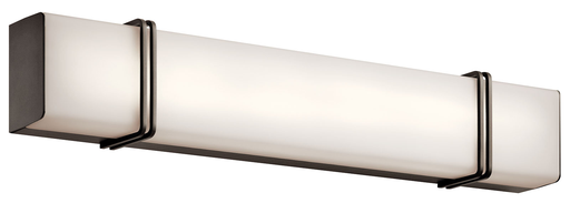 Product image for Kichler 45839OZLED Impello™ 30" Linear LED Vanity Light Olde Bronze®