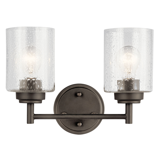 Product image for Kichler 45885OZ Winslow™ 2 Light Vanity Light Olde Bronze®