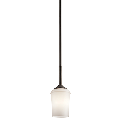 Product image for Kichler 43668OZL18 Aubrey™ 1 LED Bulb Mini Pendant Bronze