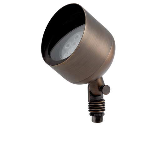 Product image for Kichler 15487CBR 12V PAR 36 Brass Uplight Accent Light Centennial Brass