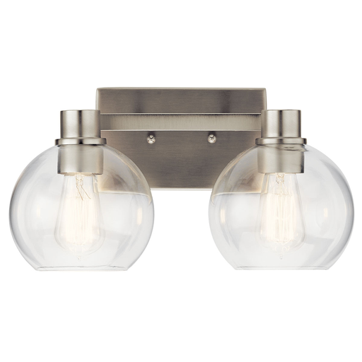 Product image for Kichler 45893NI Harmony 2 Light Vanity Light Brushed Nickel