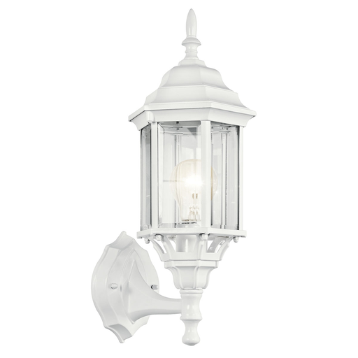 Product image for Kichler 49255WH Chesapeake™ 17" 1 Light Wall Light White