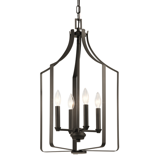 Product image for Kichler 42496OZ Morrigan 15" 4 Light Mini Chandelier Olde Bronze®