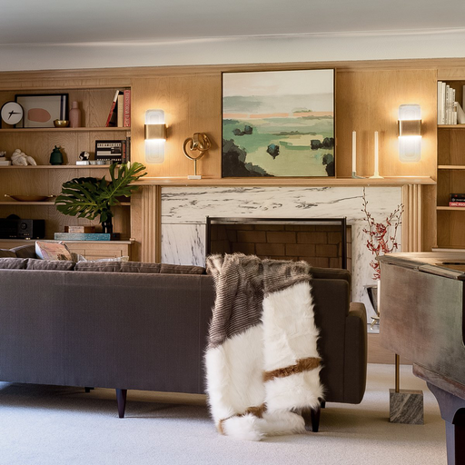 Product image for Kichler 44162NBRLED Serene LED Wall Sconce Natural Brass